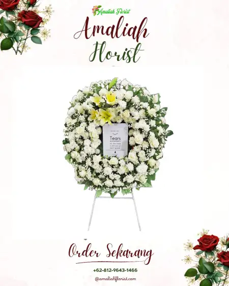 Krans Bunga Duka Kebak